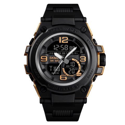 SKMEI 1452 Outdoor Sports Electronic Watch Multifunctional Waterproof Watch, Red, Blue, Black, Golden, Apricot, ArmyGreen