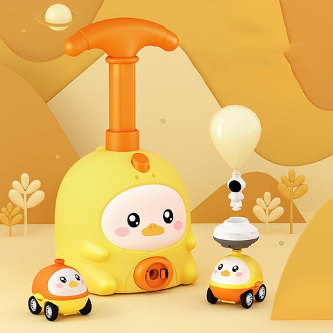 Children Educational Pneumatic Air Powered Car Balloon Scooter Toy, Pink Piggy (1 Car 6 Balloons), Pink Piggy (2 Cars 6 Balloons), Pink Piggy(1 Car 6 Balloons+Flying), Pink Piggy(2 Cars 6 Balloons+Flying), Blue Seal  (1 Car 6 Balloons)                 ...