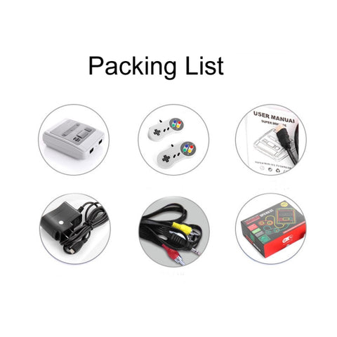 SFC620 Mini 8-Bit TV Game Console Built-In 620 Games, Supports AV Output, SFC620(US Plug), SFC620(EU Plug), SFC620(UK Plug)