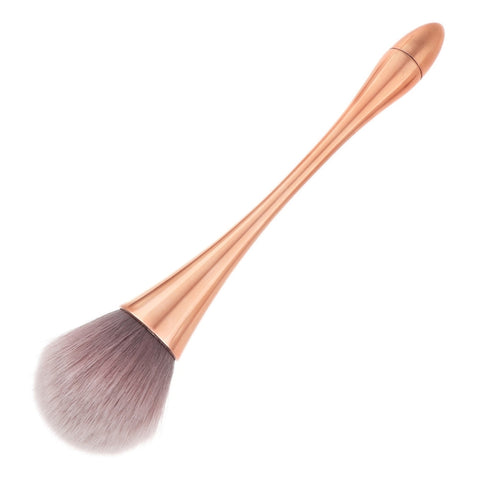 Single Small Waist Makeup Brush Nail Powder Dust Blush Loose Powder Brush, Specification: Pink Green Gradient Rod, Pink Green Gradient Rod, Red Rod Red Hiar, Golden Rod Color Hair, Golden Rod Brown Hair, Black Rod Brown Hair, Pink Rod Pink Hair