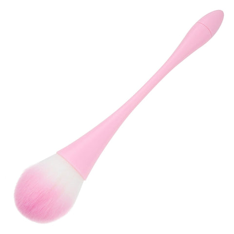 Single Small Waist Makeup Brush Nail Powder Dust Blush Loose Powder Brush, Specification: Pink Green Gradient Rod, Pink Green Gradient Rod, Red Rod Red Hiar, Golden Rod Color Hair, Golden Rod Brown Hair, Black Rod Brown Hair, Pink Rod Pink Hair