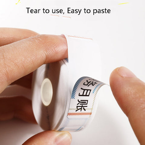 Thermal Label Paper Commodity Price Label Household Label Sticker for NIIMBOT D11, Pop Pattern, Bright Yellow Lingge, Spring Breeze, Color Square, Interest Geometry, Cute Rabbit, Maple Leaf, Baby Bear, Alien Spaceship, Rush Sky, Underwater World       ...