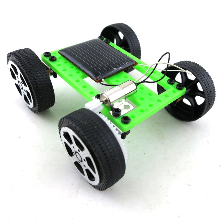 Creative Kids Early Education DIY Solar Energy Car Science Experiment Assembled Toy, Size:3.2x7.5x8cm, DIY Solar Energy Car