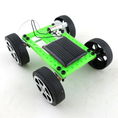 Creative Kids Early Education DIY Solar Energy Car Science Experiment Assembled Toy, Size:3.2x7.5x8cm, DIY Solar Energy Car