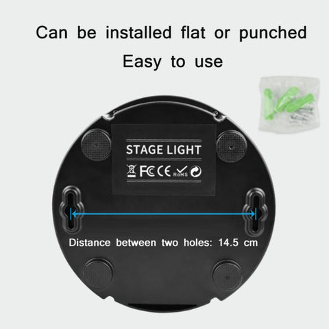 10W Mini Laser Light Magic Ball Projector Light Sound Control Flash Stage Light, US Plug, EU Plug, UK Plug, AU Plug