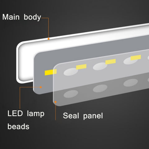 LED Three Lights Hot Cold Water Faucet Bathroom Waterfall Faucet CN Plug, Black, Electroplating Silver