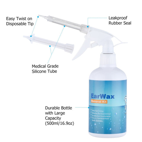 Ear Wash Ball Ear Wash Set Ear Wax Cleaning Tool