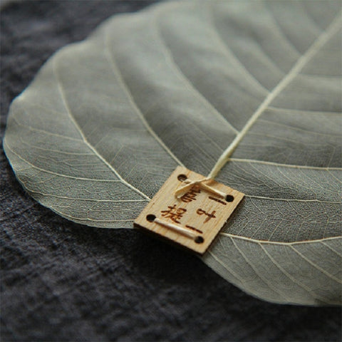 Creative Personality Natural Bodhi Leaf Filter Tea Leak, Bodhi Leaf