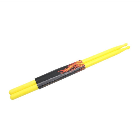2 PCS Drumsticks Drum Kits Accessories Nylon Drumsticks, Yellow, Light Blue, Black, Light Green, Red, Navy Blue, Dark Green