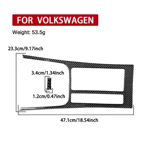 2pcs /Set Center Console Cup Holder Trim For Volkswagen Magotan/CC Left-Hand Drive