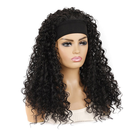 Hairband Wig Headgear Volume Chemical Fiber Wig Headgear, Black Hair Band 1B#O, Stars And Stripes Headband 1B#H, Leopard Headband 1B#G, Flower Hair Band 1B#C, 1B#XC, 4#XK, 27#XB, 33#XG, 613#O, 613#A, 613#G, 613#XC