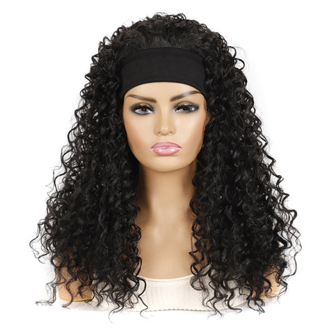 Hairband Wig Headgear Volume Chemical Fiber Wig Headgear, Black Hair Band 1B#O, Stars And Stripes Headband 1B#H, Leopard Headband 1B#G, Flower Hair Band 1B#C, 1B#XC, 4#XK, 27#XB, 33#XG, 613#O, 613#A, 613#G, 613#XC