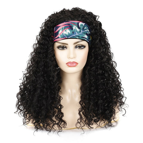 Hairband Wig Headgear Volume Chemical Fiber Wig Headgear, Black Hair Band 1B#O, Stars And Stripes Headband 1B#H, Leopard Headband 1B#G, Flower Hair Band 1B#C, 1B#XC, 4#XK, 27#XB, 33#XG, 613#O, 613#A, 613#G, 613#XC