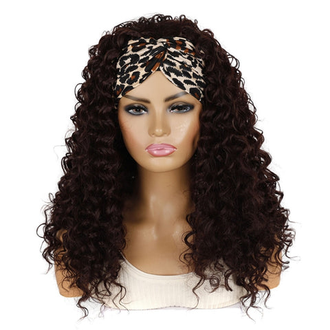 Hairband Wig Headgear Volume Chemical Fiber Wig Headgear, Black Hair Band 1B#O, Stars And Stripes Headband 1B#H, Leopard Headband 1B#G, Flower Hair Band 1B#C, 1B#XC, 4#XK, 27#XB, 33#XG, 613#O, 613#A, 613#G, 613#XC