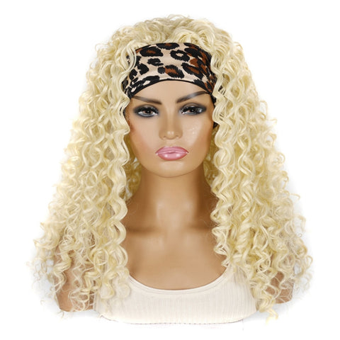 Hairband Wig Headgear Volume Chemical Fiber Wig Headgear, Black Hair Band 1B#O, Stars And Stripes Headband 1B#H, Leopard Headband 1B#G, Flower Hair Band 1B#C, 1B#XC, 4#XK, 27#XB, 33#XG, 613#O, 613#A, 613#G, 613#XC