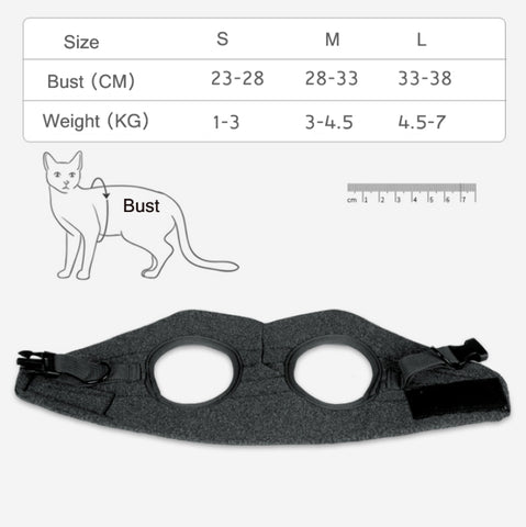 Cat Leash Pet Chest Harness Leash, S, M, L