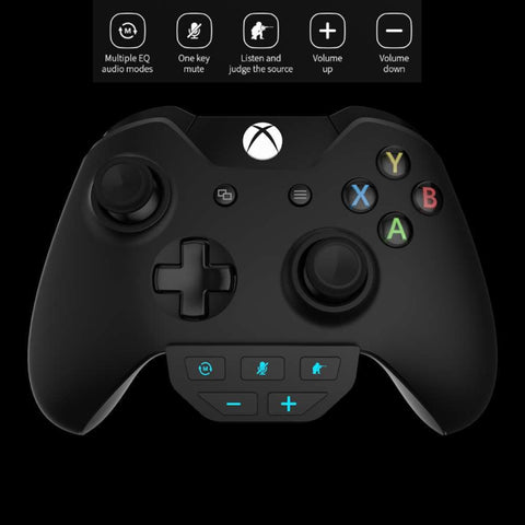 Gamepad Sound Card Headset Adapter For XBOX One / XBOX Series X / S / PS5, White, Black