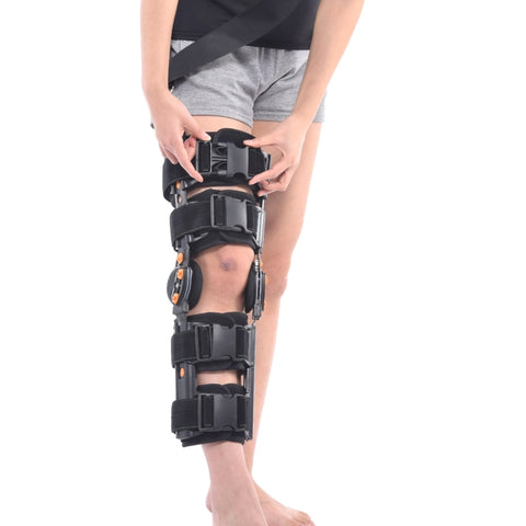 12-Hole Length Adjustable Adult Knee Bracket Leg Fixed Bracket ,Style:, Hook And Loop Fastener No strap, Hook And Loop Fastener Including Strap, Buckle For Easy Wear No strap, Buckle For Easy Wear Including Strap