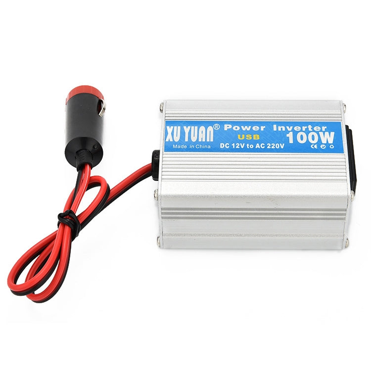 XUYUAN 100W Car Inverter Car Notebook Power Supply with USB, 12V to 220V, 24V to 220V
