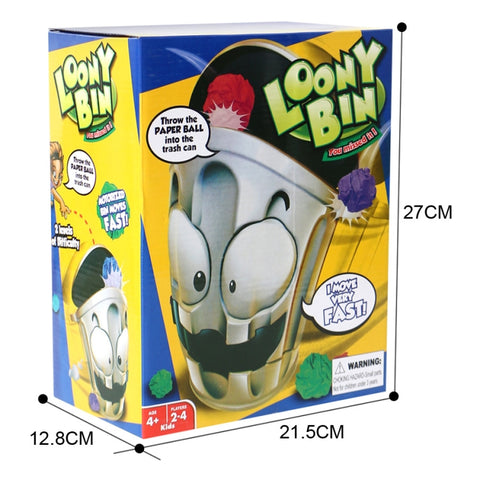 Electric Crazy Trash Can Indoor Competitive Shooting Game Decompression Trash Can Toy, Electric Crazy Trash Can