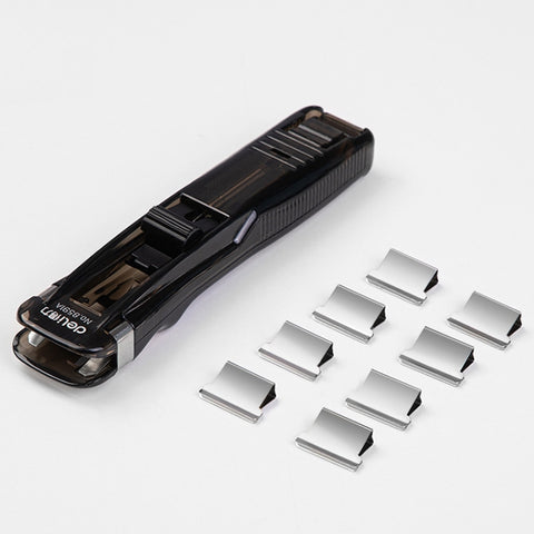 Deli Office Stationery Supplementary Clip Push Clipper, Specification: 8591, 8591, 8591A (Black), 8591A (White)
