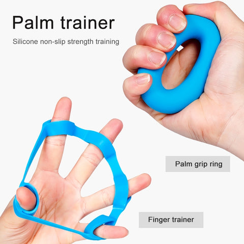 TF122 2 in 1 Silicone Grip Ring + Grip Device Set, TF122 (Green), TF122 (Blue), TF122 (Orange)