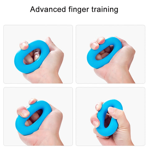 TF122 2 in 1 Silicone Grip Ring + Grip Device Set, TF122 (Green), TF122 (Blue), TF122 (Orange)