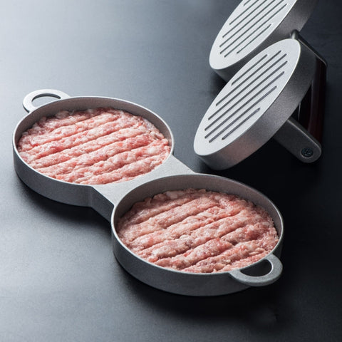 Aluminum Alloy Burger Press Meatloaf Press Mold, 1PC Aluminum Alloy