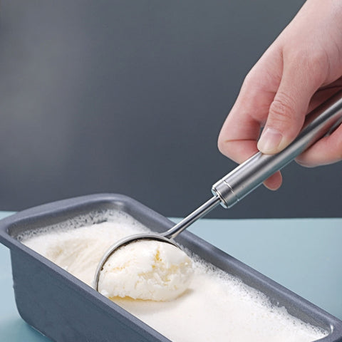 2 PCS 304 Stainless Steel Ice Cream Spoon Dessert Spoon Ice-Cream Scoop, Ice-Cream Scoop