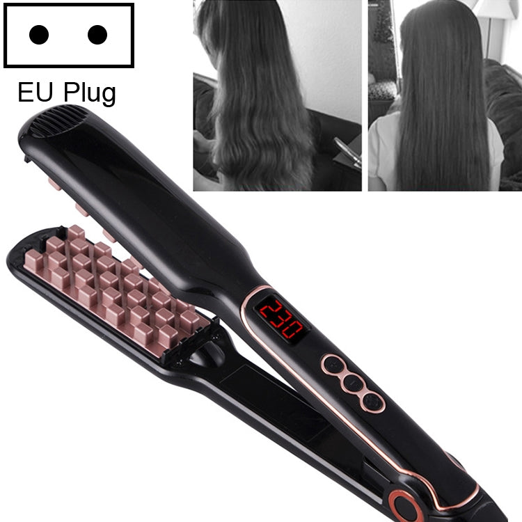 Multi-functional Long & Short Hair Styling Iron Ceramic Tourmaline Volumizing Hair Iron, US, EU, CN