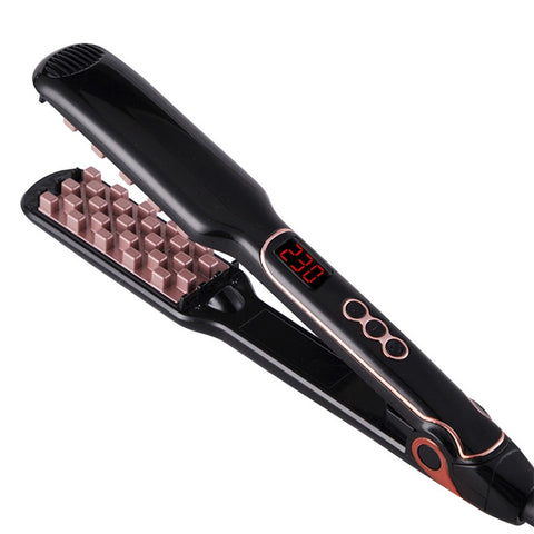 Multi-functional Long & Short Hair Styling Iron Ceramic Tourmaline Volumizing Hair Iron, US, EU, CN