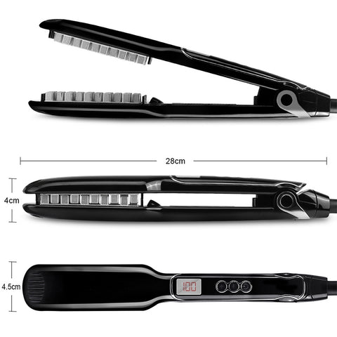 Multi-functional Long & Short Hair Styling Iron Ceramic Tourmaline Volumizing Hair Iron, US, EU, CN
