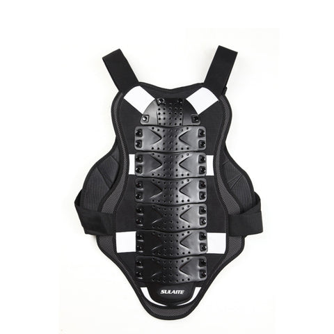 SULAITE Roller Skating Motorcycle Back Protector Spine Protection Sports Protective Gear Racing Vest, Size:, L, XL
