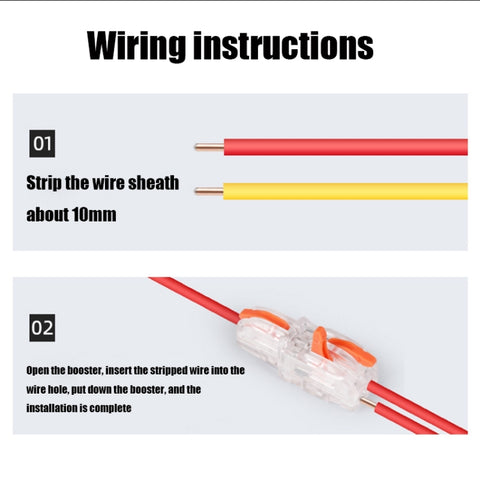 10 PCS Multi-Function Branch Wire Butt Copper Wire Quick Connection Terminal, F12 Orange Handle One in Two Out, F12 Blue Handle One in Two Out, F12 Yellow Handle One in Two Out, F13 Orange Handle One in Three Out, F13 Blue Handle One in Three Out      ...