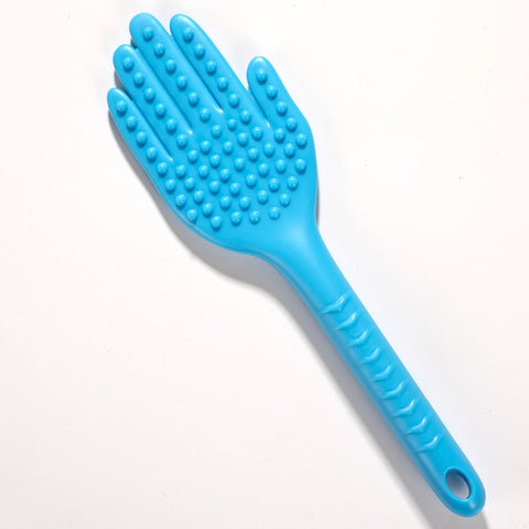 Back-Beating Device Massager Silicone Whole Body Multi-Function Palm Slap Board Random Color Delivery