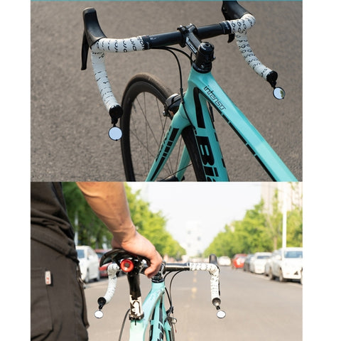 Bicycle Rearview Mirror Road Handlebar Plug Reflector Bicycle Equipment, Handlebar Plug