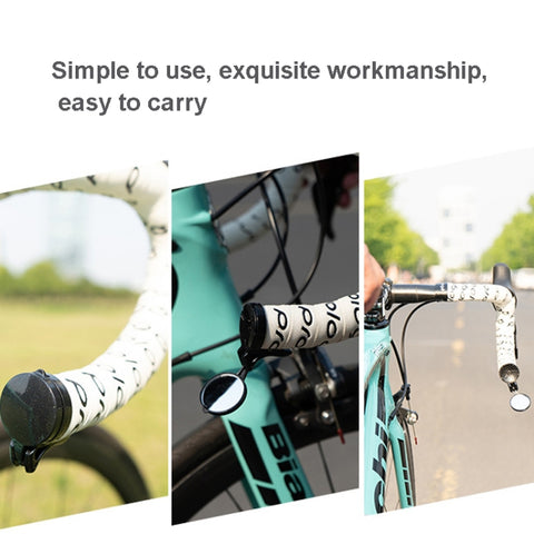 Bicycle Rearview Mirror Road Handlebar Plug Reflector Bicycle Equipment, Handlebar Plug