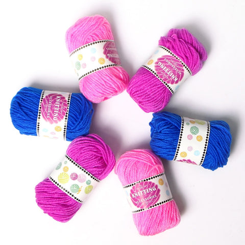 DIY Girl Knitting Scarf Hat Woolen Thread, Random Color Deilvery, Knitting Wool