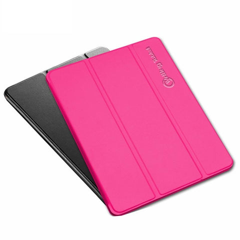 10.1 Inch LCD Handwriting Board Light Energy Electronic Drawing Board Hand-Painted Board Smart Small Blackboard Writing Board, Black  With Leather Case), Rose Red With Leather Case