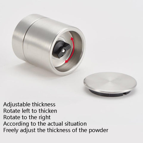 2 in 1 Stainless Steel Manual Pepper Mill Double-Head Pepper Mill, Pepper Mill