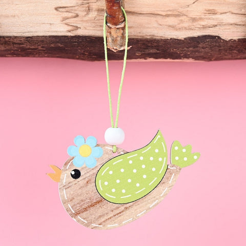 Easter Wooden Pendants Festive Atmosphere Decorative Items, Bunny Egg Shell, Rabbit Lifting Eggshell, Small Egg Shell, Yellow Rabbit Eggshell, Pink Egg, Yellow Rabbit Tooth Egg, Light Yellow Upside-down Rabbit Eggs, Blue Egg, Orange-winged Bird        ...