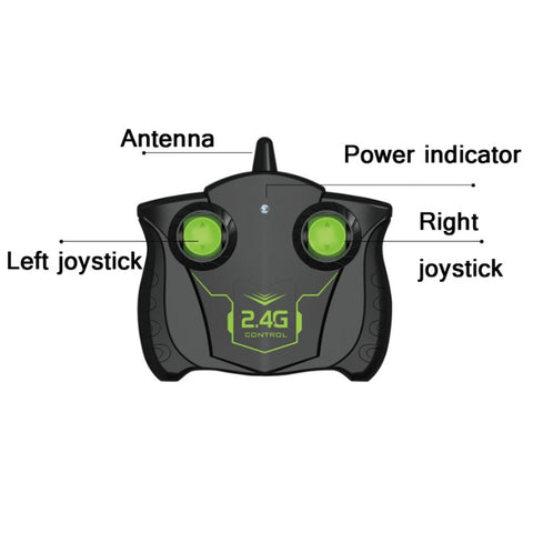 2.4G Remote Control Motorcycle Drifting Rotating High-Speed Side-Tracking Off-Road Motorcycle, Black Green, Black Orange