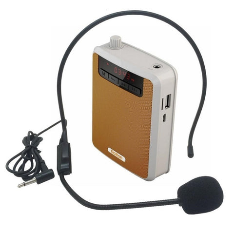 Rolton K300 Portable Voice Amplifier Supports FM Radio/MP3, Purple, Green, Black, Orange