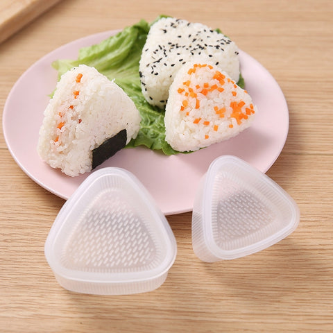 4 Sets Children Bento DIY Rice Ball Sushi Mold Set, Big Small Triangle
