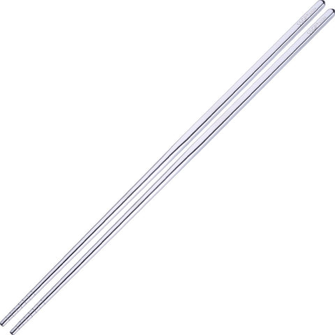 1 Pair Extended Chopsticks Stainless Steel Non-Slip Anti-Scalding Long Chopsticks Noodle Chopsticks Hot Pot Chopsticks, 36cm