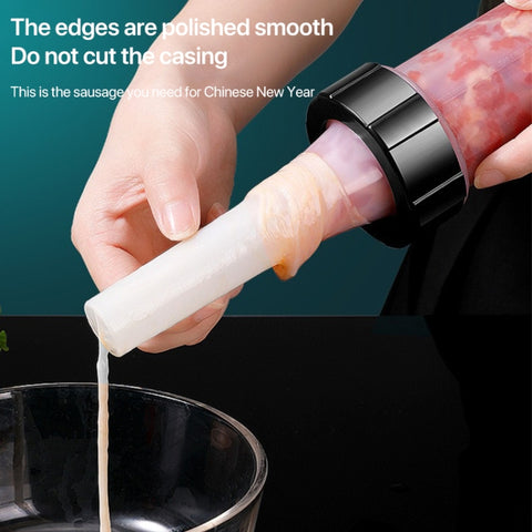 Household Manual Sausage Stuffer Small Sausage Machine, 30.2x10.6x6.8cm
