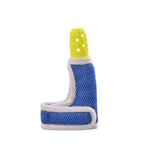 ZT001 Baby Silicone Molar Finger Cots Children Anti-Bite Hand Breathable Thumb Cots Teether Maternal And Baby Products, Pink, Yellow, Red, Blue, Blue Transparent, Red Transparent, Coffee Color-Red, Coffee Color-Purple, Coffee Color-Transparent