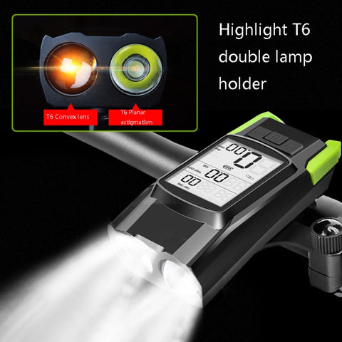 3 In 1 Wireless Bicycle Code Meter Lamp Strong Light Front Light, Red, Green, Blue, Black, Upgrade Floating (Red), Upgrade Floating (Green), Upgrade Floating (Blue), Upgrade Floating (Black), Red Upgrade Floating + Tail Light                           ...