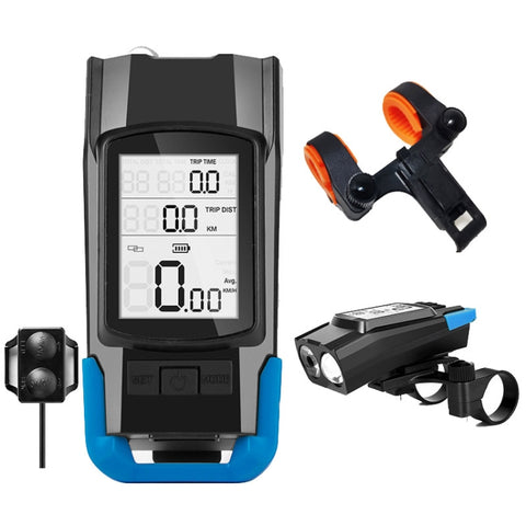 3 In 1 Wireless Bicycle Code Meter Lamp Strong Light Front Light, Red, Green, Blue, Black, Upgrade Floating (Red), Upgrade Floating (Green), Upgrade Floating (Blue), Upgrade Floating (Black), Red Upgrade Floating + Tail Light                           ...