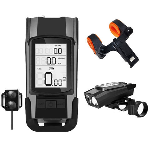 3 In 1 Wireless Bicycle Code Meter Lamp Strong Light Front Light, Red, Green, Blue, Black, Upgrade Floating (Red), Upgrade Floating (Green), Upgrade Floating (Blue), Upgrade Floating (Black), Red Upgrade Floating + Tail Light                           ...